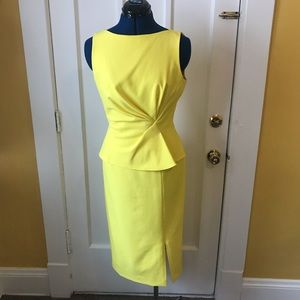 Antonio Melani boat beck cinch detail sheath dress